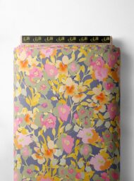 Leaf flower style with pink,yellow colors