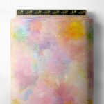 Petal flower style with yellow,pink colors