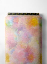 Petal flower style with yellow,pink colors