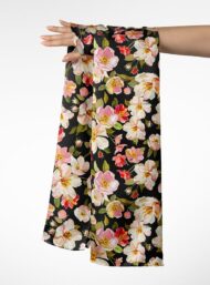 Bloom flower style with black,pink colors - Image 3