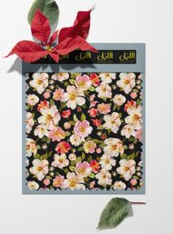 Bloom flower style with black,pink colors - Image 6