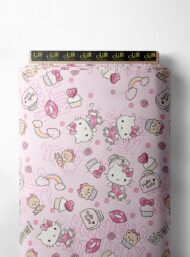 Cat others style with pink,red colors