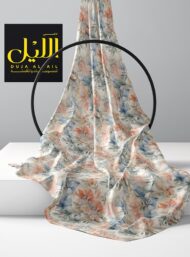 Leaf flower style with pink,green colors - Image 2