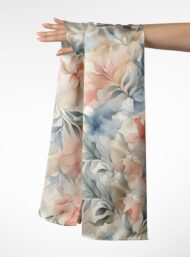 Leaf flower style with pink,green colors - Image 3