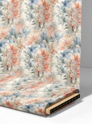 Leaf flower style with pink,green colors - Image 4