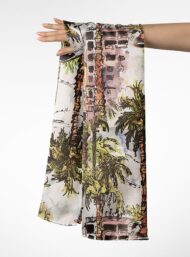 Palm tree nature style with green,brown colors - Image 3