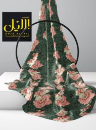 Petal flower style with pink,green colors - Image 2