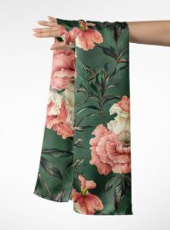 Petal flower style with pink,green colors - Image 3