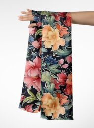 Bloom flower style with pink,green colors - Image 3