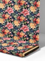 Bloom flower style with pink,green colors - Image 4