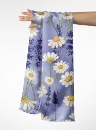 Petal flower style with white,green colors - Image 3