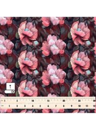 Bloom flower style with pink,green colors - Image 5