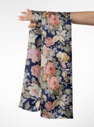 Rose flower style with pink,white colors - Image 3