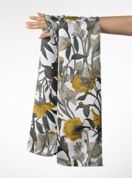 Bloom flower style with grey,yellow colors - Image 3