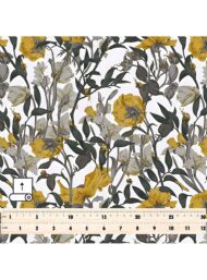 Bloom flower style with grey,yellow colors - Image 5