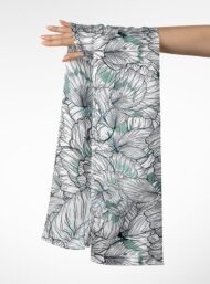 Petal flower style with green,white colors - Image 3