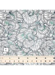Petal flower style with green,white colors - Image 5