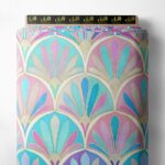 Fan others style with blue,pink colors