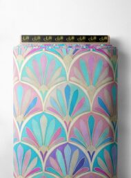 Fan others style with blue,pink colors