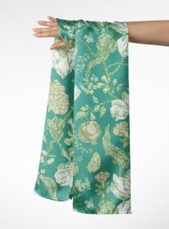 Bloom flower style with green, white colors - Image 3