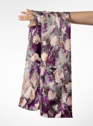 Petal flower style with purple,white colors - Image 3
