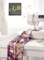 Petal flower style with purple,white colors - Image 7