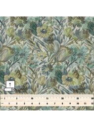 Bloom flower style with green,blue colors - Image 5