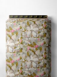 Petal flower style with pink,green colors