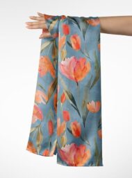 Petal flower style with pink,orange colors - Image 3