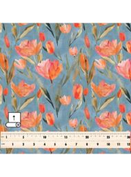 Petal flower style with pink,orange colors - Image 5