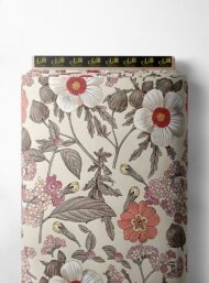 Petal flower style with white,red colors