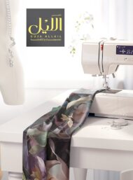 Leaf flower style with green,pink colors - Image 7