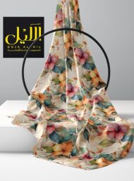 Petal flower style with pink,green colors - Image 2