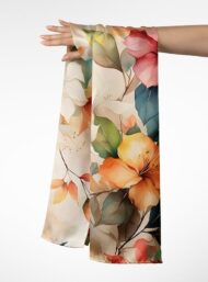 Petal flower style with pink,green colors - Image 3