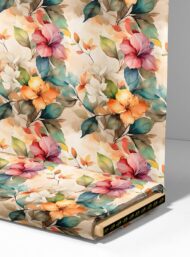 Petal flower style with pink,green colors - Image 4