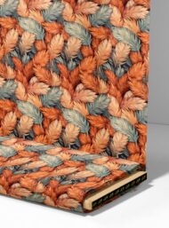 Leaf nature style with orange,blue colors - Image 4