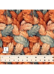 Leaf nature style with orange,blue colors - Image 5