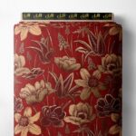 Bloom flower style with red,yellow colors