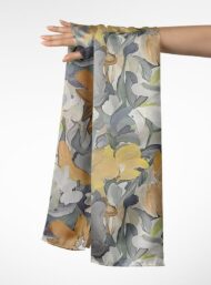 Petal flower style with yellow,grey colors - Image 3