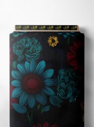 Petal flower style with red,blue colors