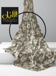 Petal flower style with white,green colors - Image 2