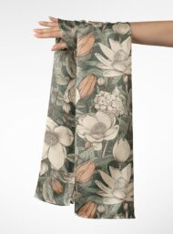 Petal flower style with white,green colors - Image 3