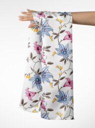 Bloom flower style with blue,pink colors - Image 3