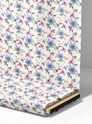 Bloom flower style with blue,pink colors - Image 4