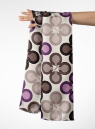 Bloom flower style with purple,brown colors - Image 3