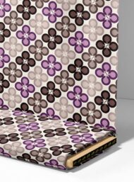 Bloom flower style with purple,brown colors - Image 4