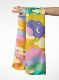 Cloud nature style with pink,blue colors - Image 3