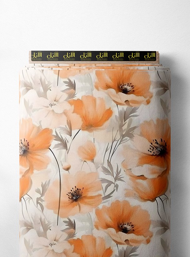LAI01-2575_1.jpg Bloom flower style with orange,white colors - Image 1