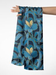 Petal flower style with blue,yellow colors - Image 3