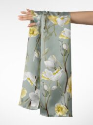 Petal flower style with white,yellow colors - Image 3